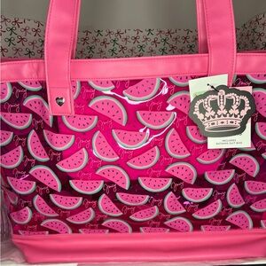 VIRAL JUICY COUTURE WATERMELON BEACH TOTE